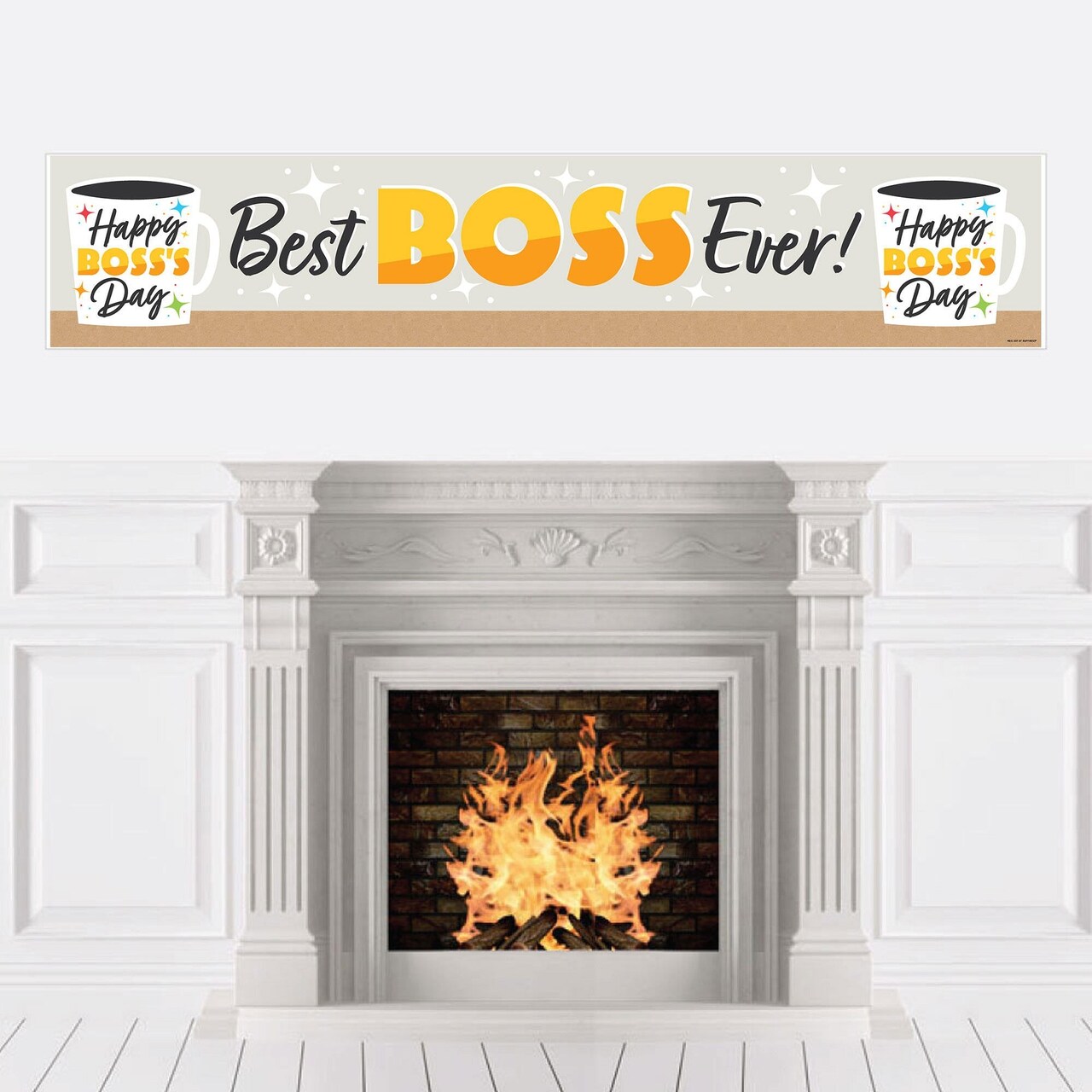 Big Dot of Happiness Happy Boss's Day - Best Boss Ever Decorations Party Banner
